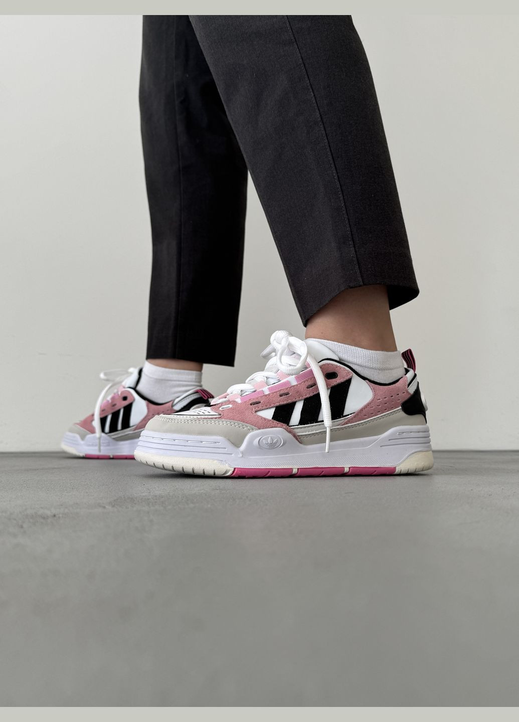 Кроссовки женские Adidas ADI 2000 white pink | Адидас АДИ 2000Х белые розовые No Brand белые демисезоны (316231415)