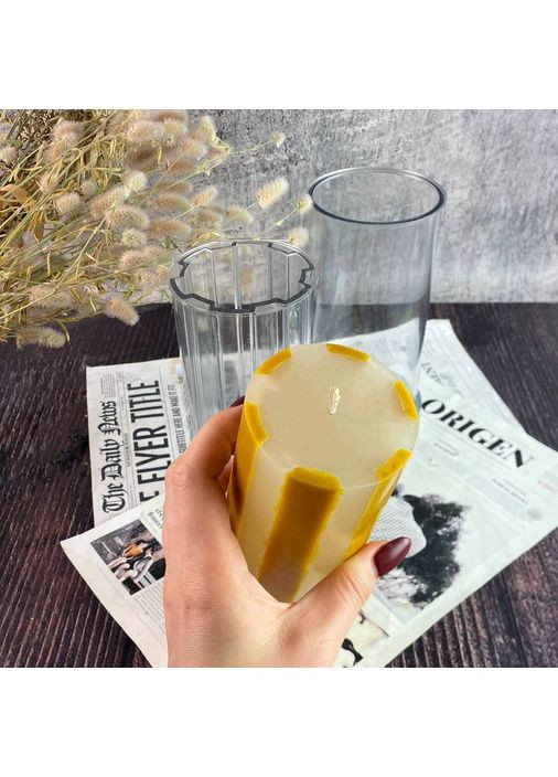 Форма для свечи из 2 частей - Геометрия Света 7х15.6 No Brand (356775210)