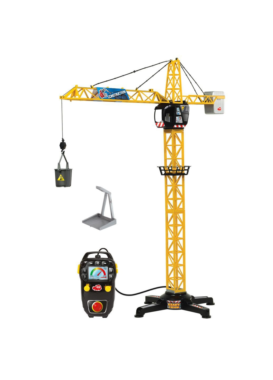 Мега кран Стрела на дистанционном управлении, с аксессуарами, 120 см () Dickie toys 1139012 (370705418)
