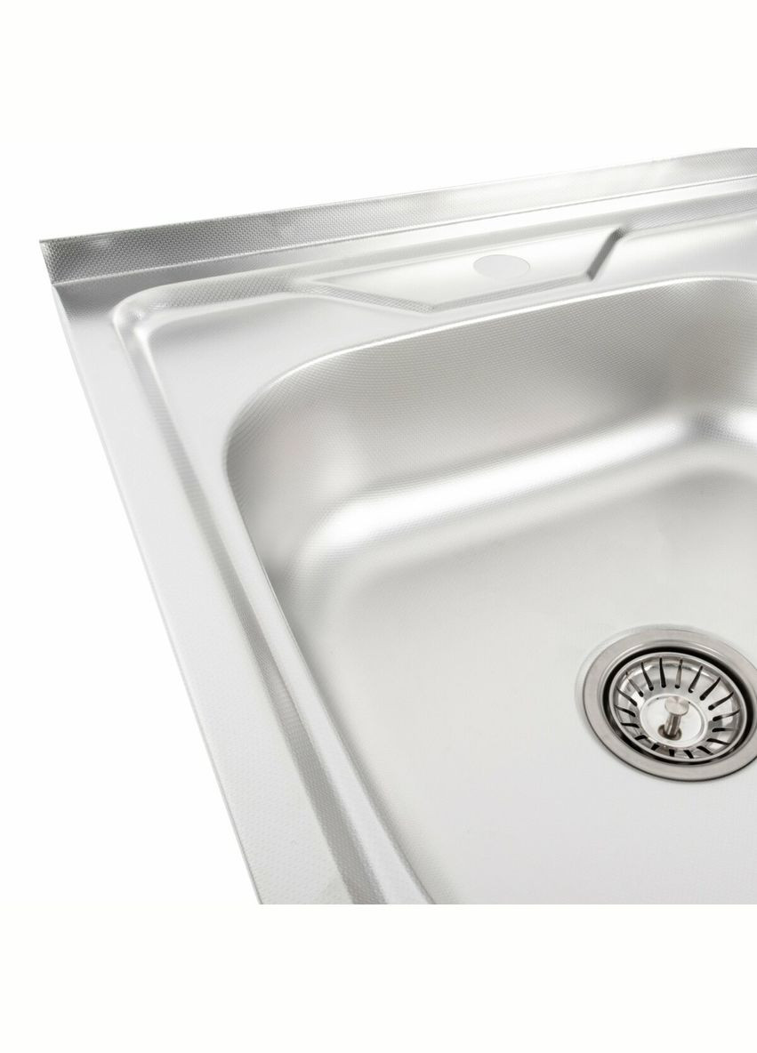 Кухонная мойка из нержавеющей стали ДЕКОР 6060 L (0,7/160 мм) Valeso (336938400)
