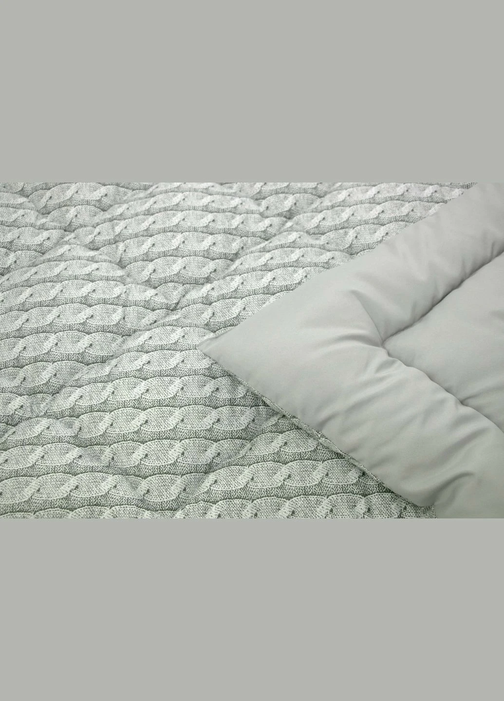 Ковдра 140х205 силіконова Grey Braid Руно Р321.52_Grey Braid (300530023)