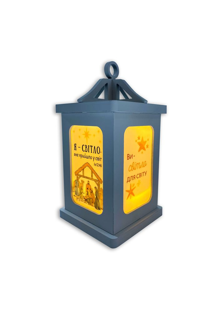 Декоративный фонарь с подсветкой черный "Свет" Тур-Колекшн (366978599)