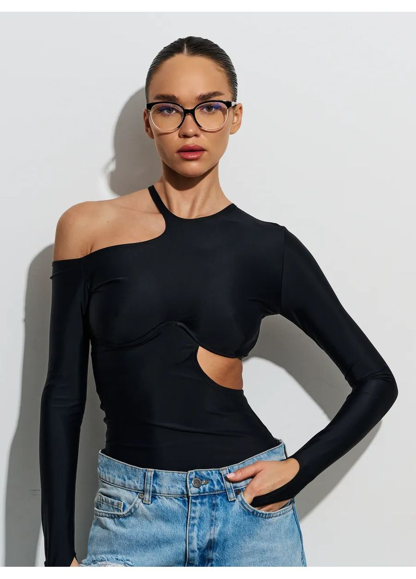 Готовые женские пластиковые очки круглые для зрения +1.00 для чтения прозрачная линза Ralph (372512185)