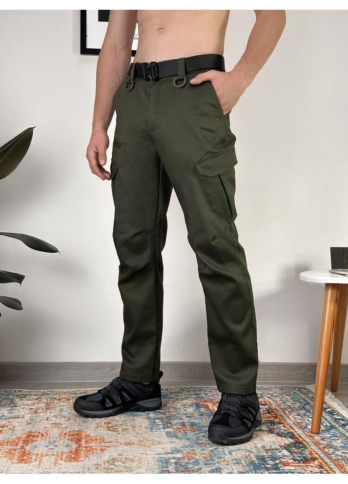 Хаки повседневный зимние карго брюки Pobedov