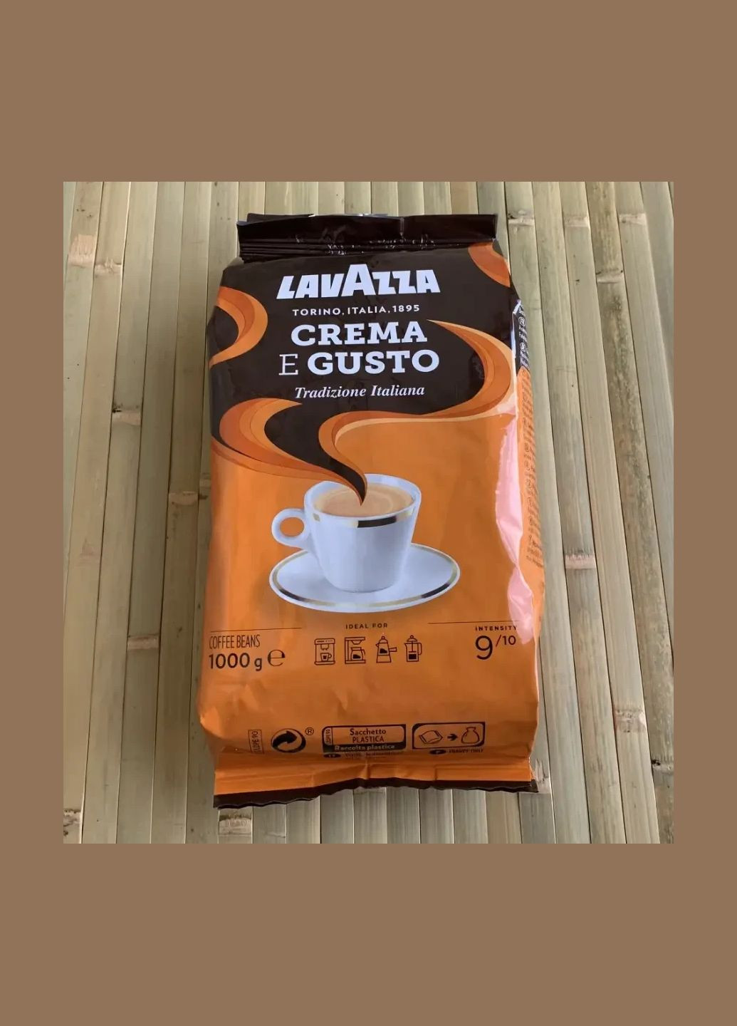Кава в зернах Crema e gusto Tradizione Italiana 1кг (виробник Польша) Lavazza (340299470)