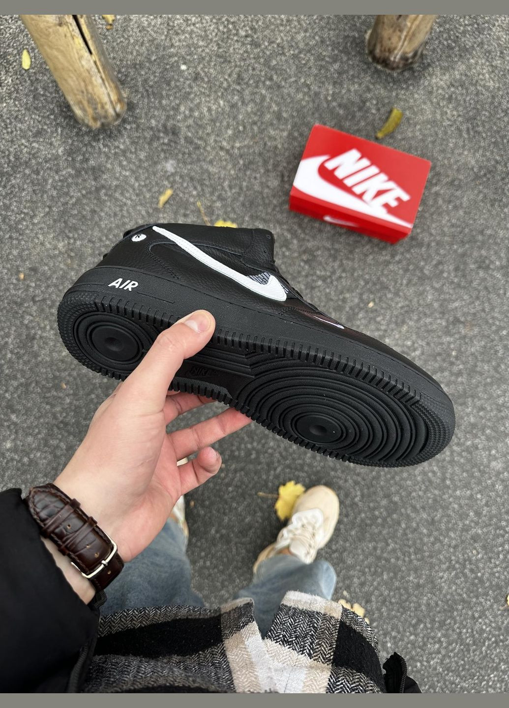 Чорні Зимовий стильні кросівки з хутром No Brand