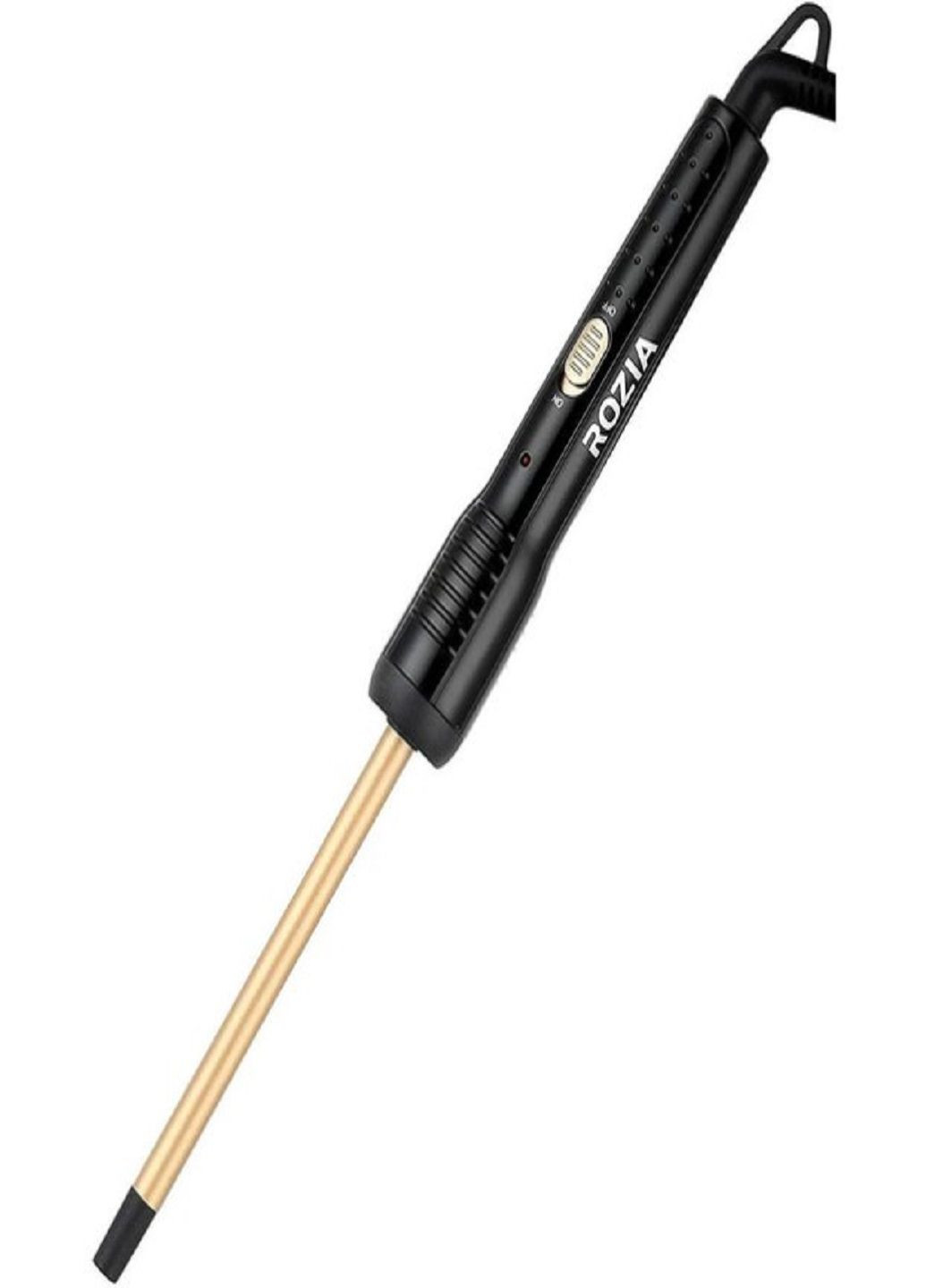 Плойка для завивки волосся 10мм HR-776 з керамічним покриттям Чорний Rozia (302975433)