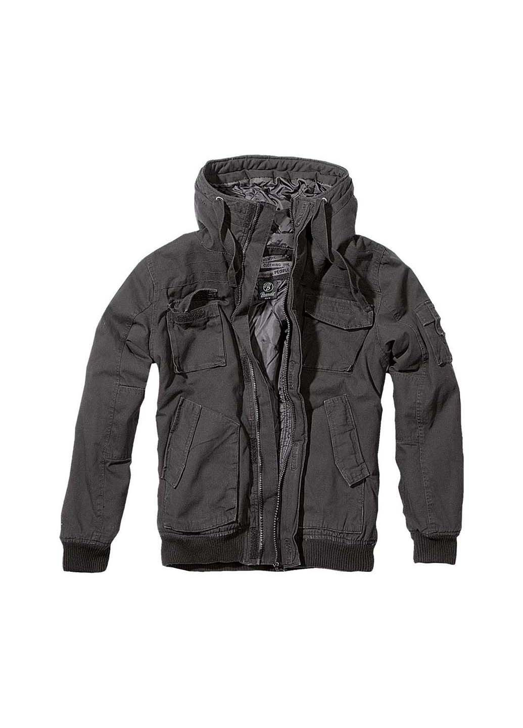 Черная демисезонная куртка Brandit