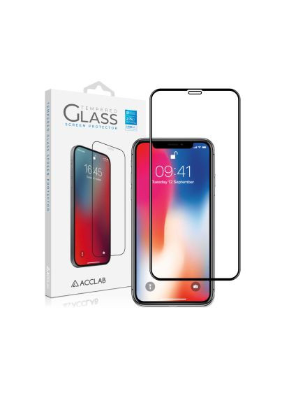 Стекло защитное (1283126532139) ACCLAB Full Glue ESD Apple Iphone X/XS/11 Pro (366658440)