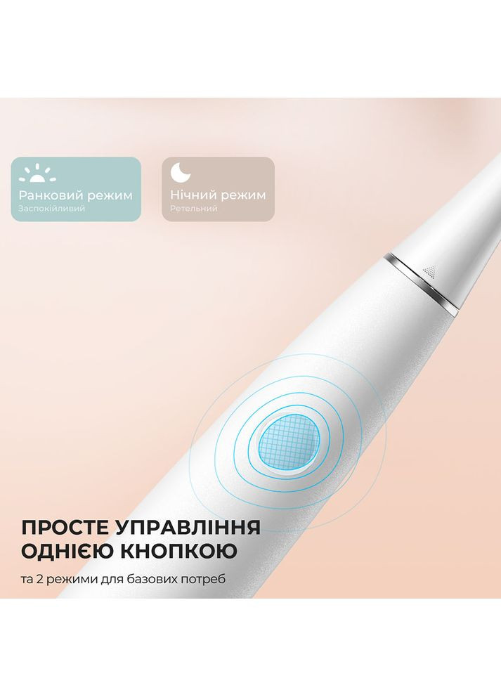 Электрическая зубная щетка Air 2T Electric Toothbrush White (6970810552324) Oclean (323238772)