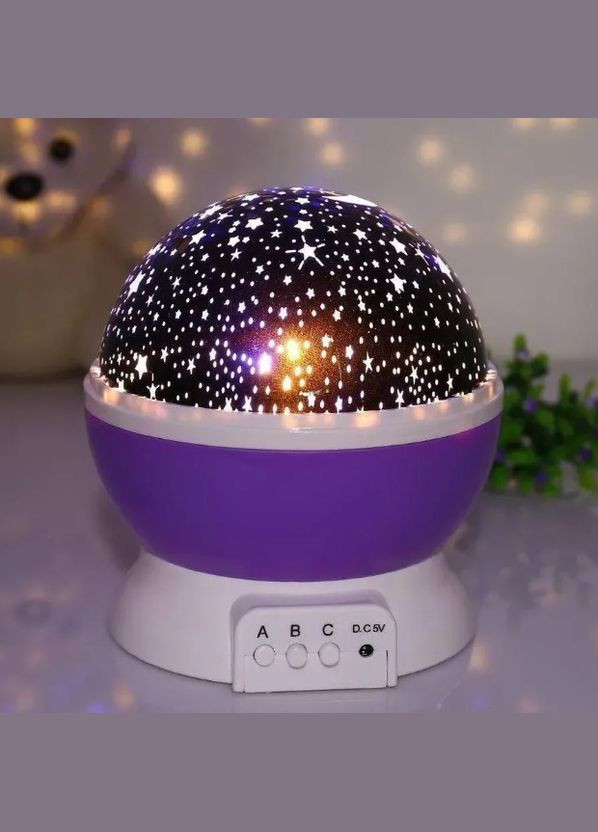 Світильник-нічник Зіркове небо для дому фіолетовий (2011288352) Star Master (328261792)