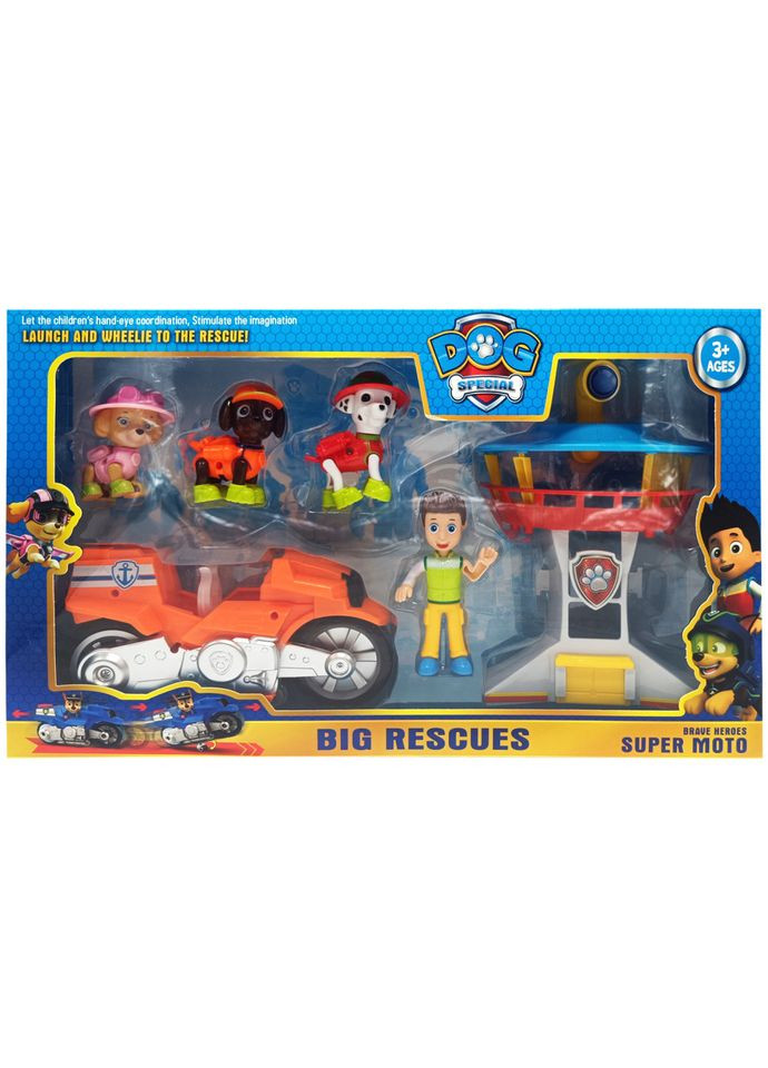 Набір героїв «Щенячий патруль» PB9905(Orange) фігурки з аксесуарами BMW (315402511)