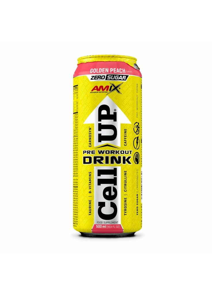 Предтренировочный комплекс CellUp Drink, 500 мл - Персик Amix Nutrition (363967464)