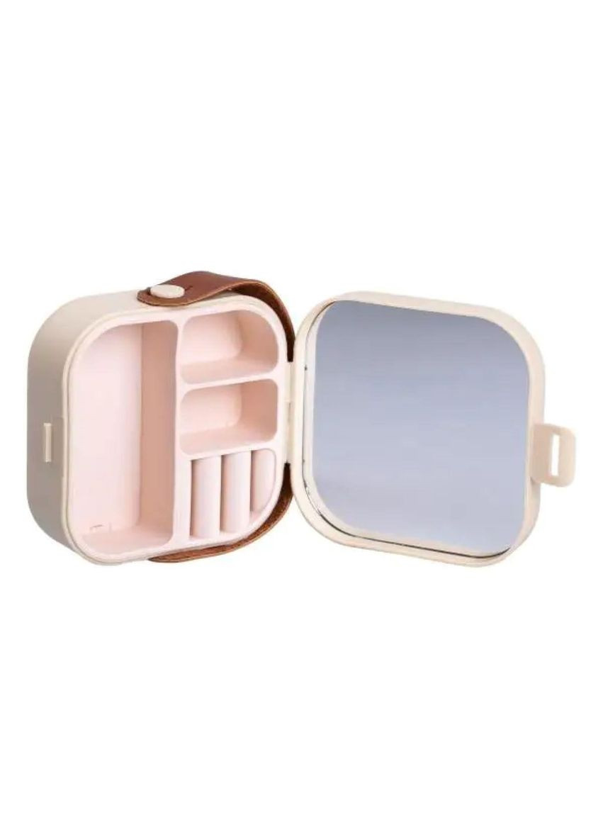 Скринька для прикрас 9×9×3.8 см міні органайзер для ювелірних виробів HP-5-27BE Yiwu (370802166)