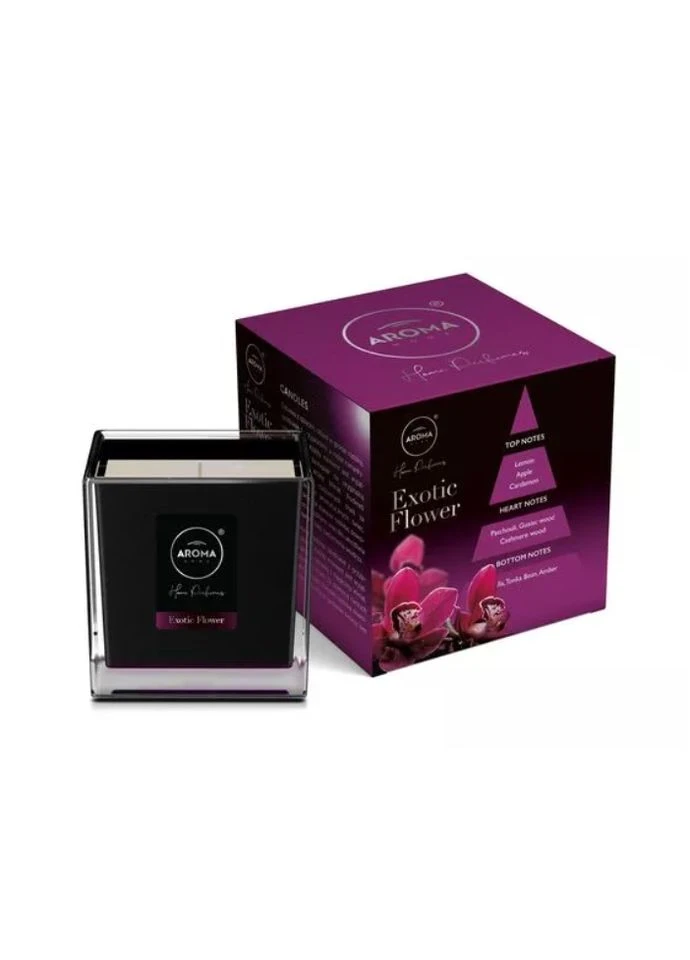 Ароматична свічка Black Series - Exotic Flower 155 г Aroma Home (365657003)