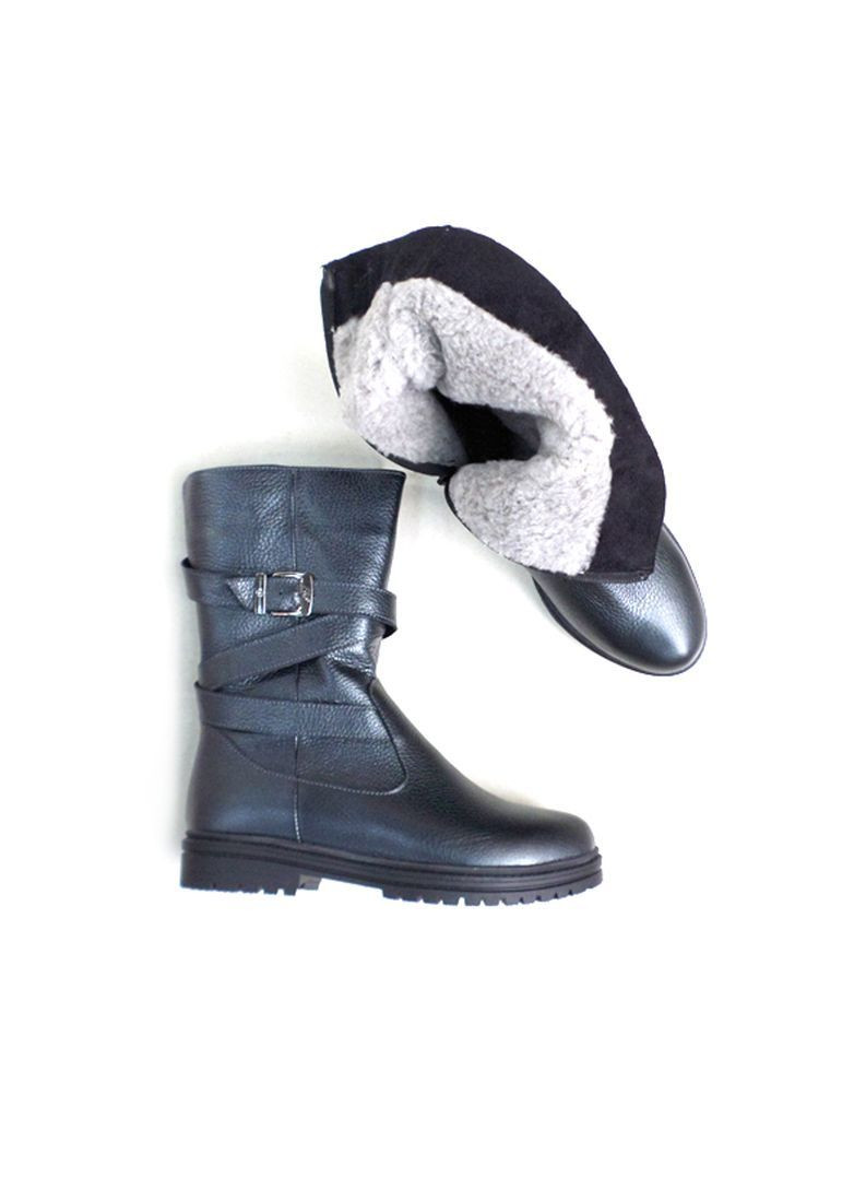 Зимові жіночі чобітки, графітового кольору. розмір 36 Fashion (368670714)