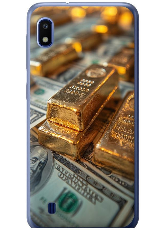 Силіконовий чохол 'Злитки та долари' для Endorphone Samsung Galaxy A10 2019 A105F (291126759)