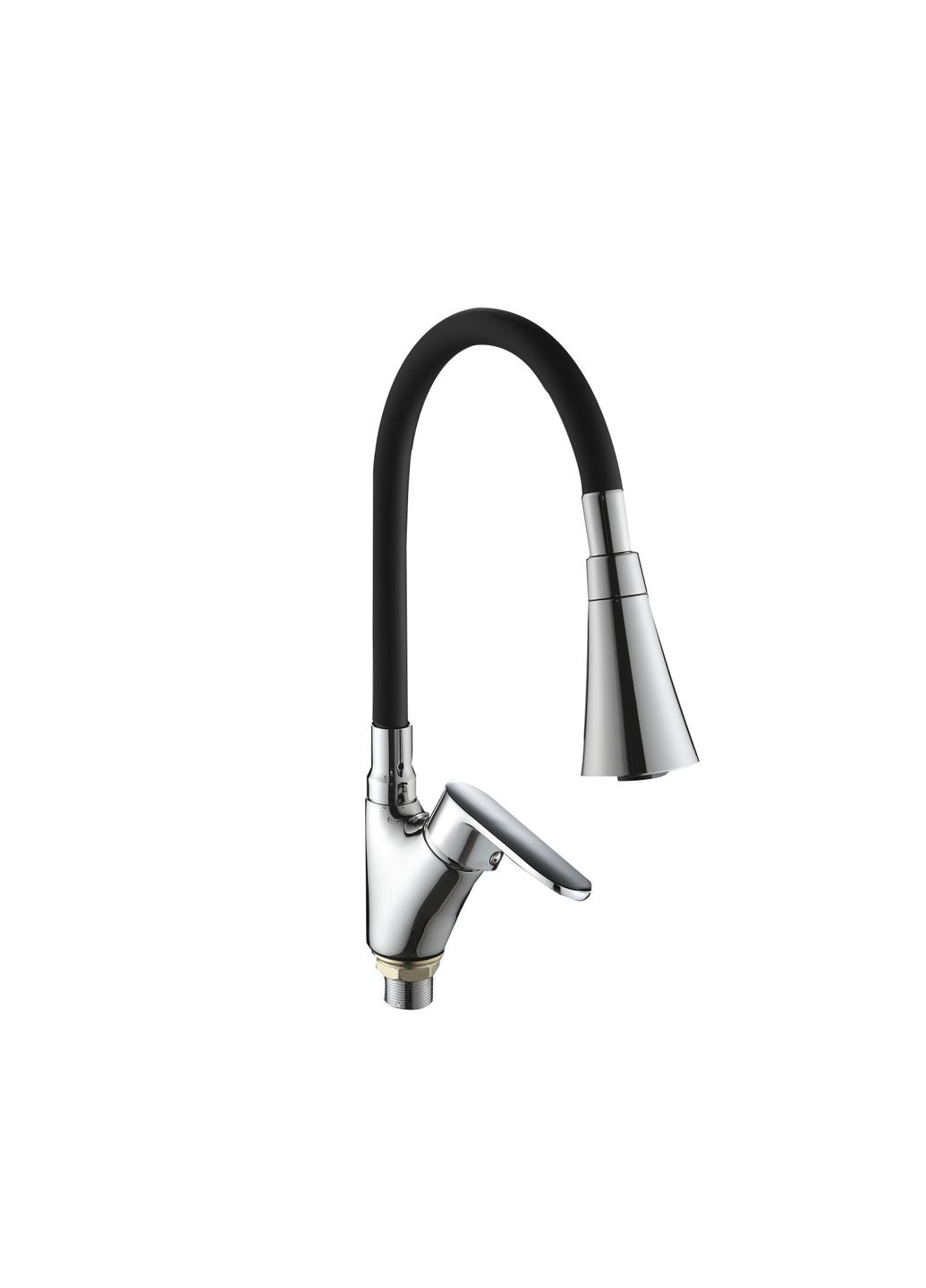 Смеситель для кухни Tani с гибким изливом (k40) LDTAN007F3BCR37649 Chrome/Black LIDZ 007F3 (346492368)