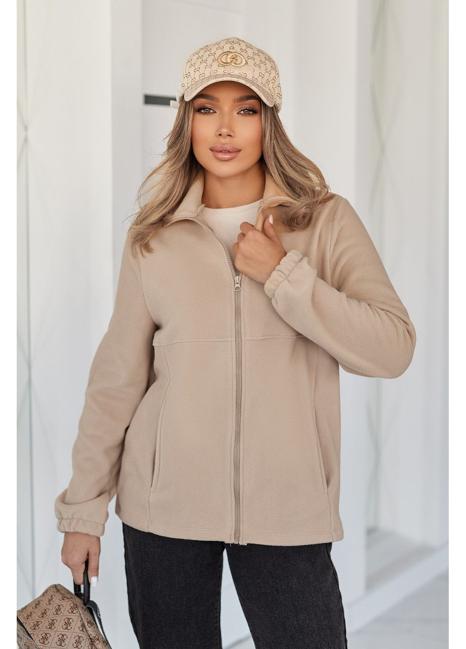 Флісова жіноча кофта на блискавці Fashion Girl (370661669)