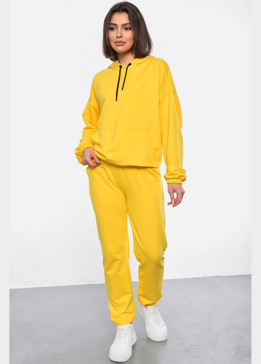 Спортивный костюм женский желтого цвета Let's Shop (292755017)