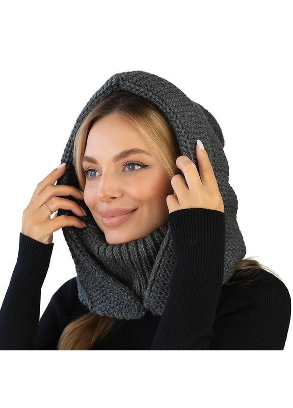 із високим коміром No Brand Капор-капюшон (366343558)