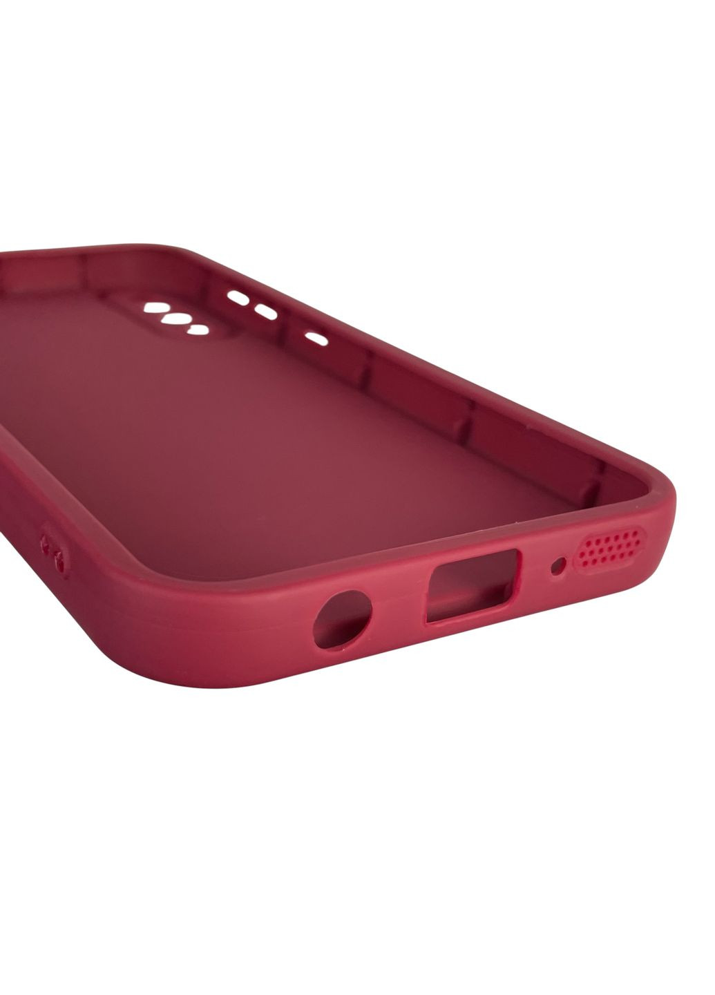 Чехол силиконовый Soft Touch для Galaxy A50s (SM-A507F) бордовый (Полная защита камеры) Samsung (366387377)