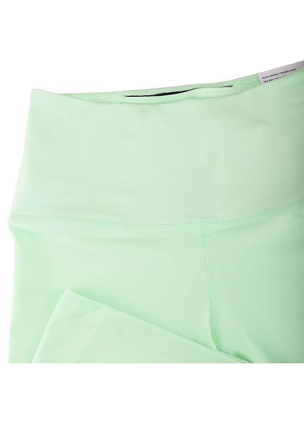 Женские Брюки W NK ONE DF HR SHRT GLS Салатовый Nike (367597692)