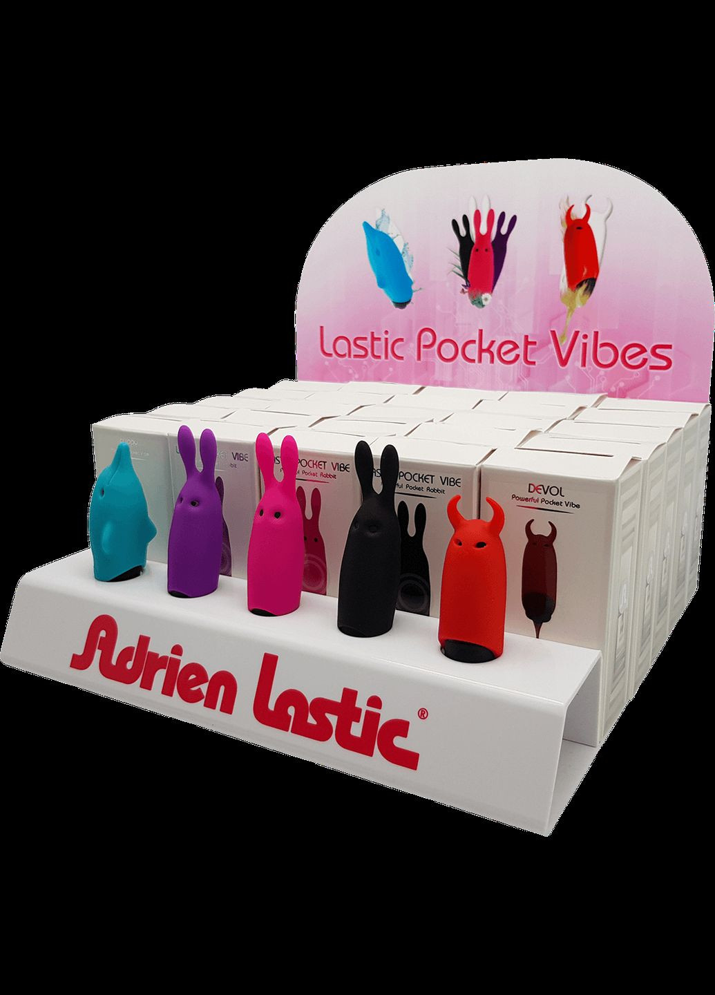 Набор вибраторов Promo Pack Pocket Vibe (25 шт+тестеры) Adrien Lastic (335392870)