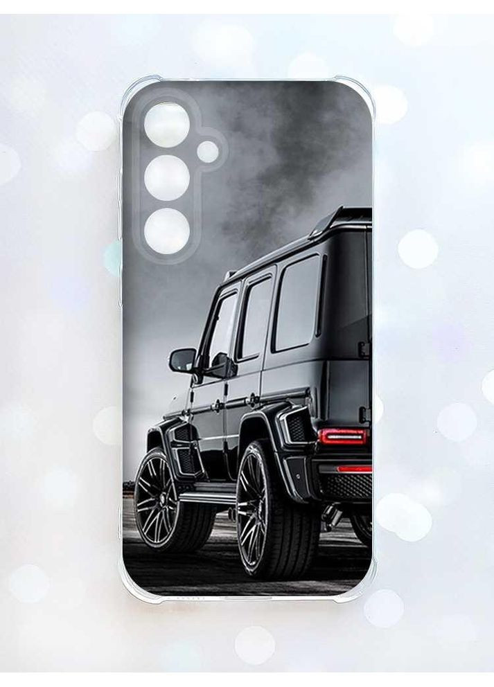 Чехол с утолщёнными углами на Samsung Galaxy S24 Plus Авто чёрное (принт 235) Creative (355387988)