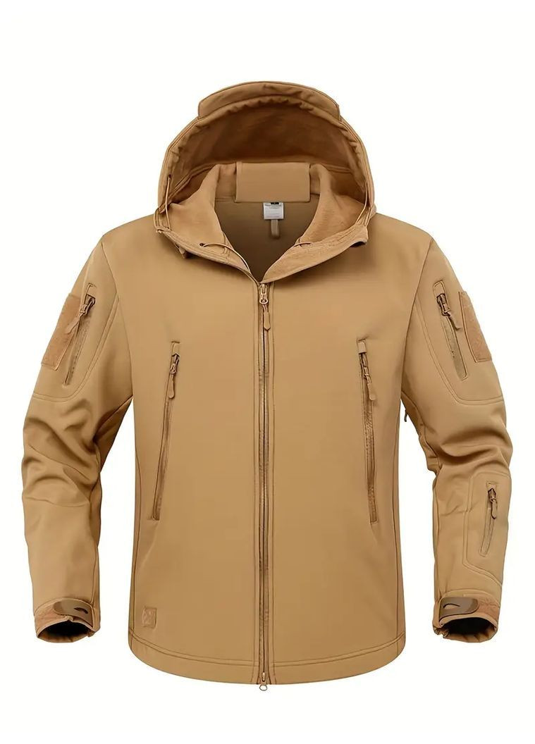 Чоловіча тактична куртка Softshell – водонепроникна, вітрозахисна, утеплена XXL No Brand (368575648)