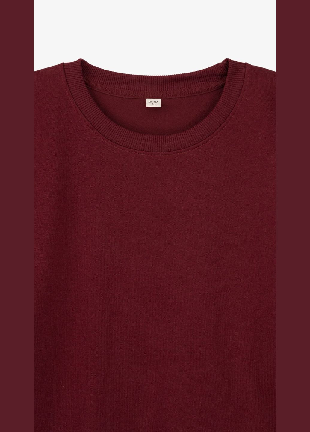 Бордовый свитшот однотонный женский cm3000 бордовый shop (2000999184314) однотонный (362902060)