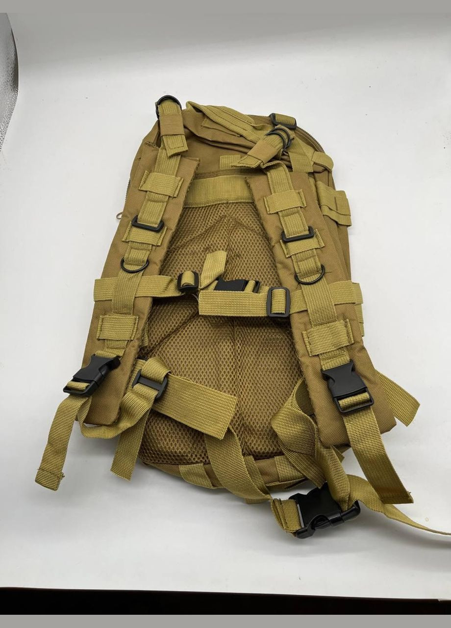 Рюкзак тактичний військовий B02 600D пісочний койот No Brand (299460985)