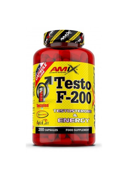 Стимулятор тестостерону AMIX Testo F-200, 200 капсул Amix Nutrition (324608244)