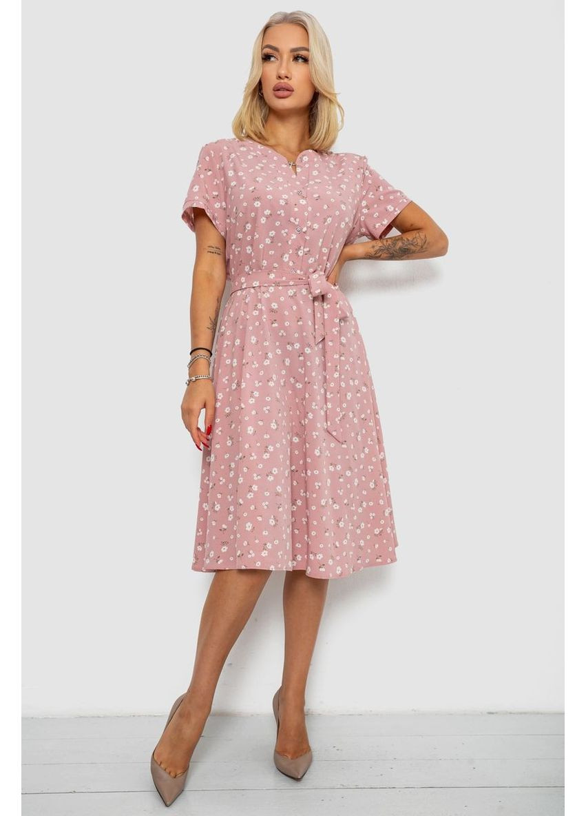 Рожева сукня софт з принтом Ager
