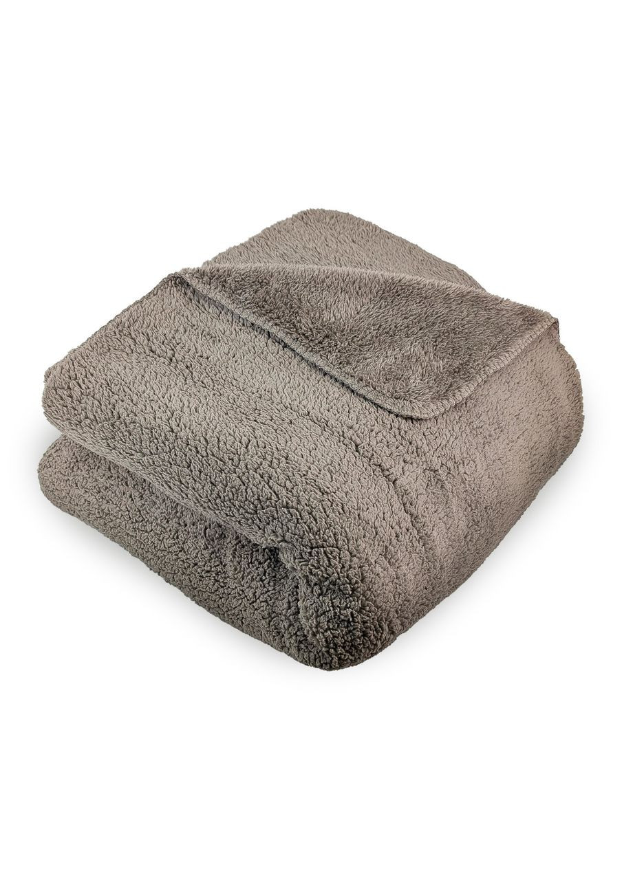 Плед-ковдра з шерпи та флісу 150 x 200 см (8177) Love You (334714160)