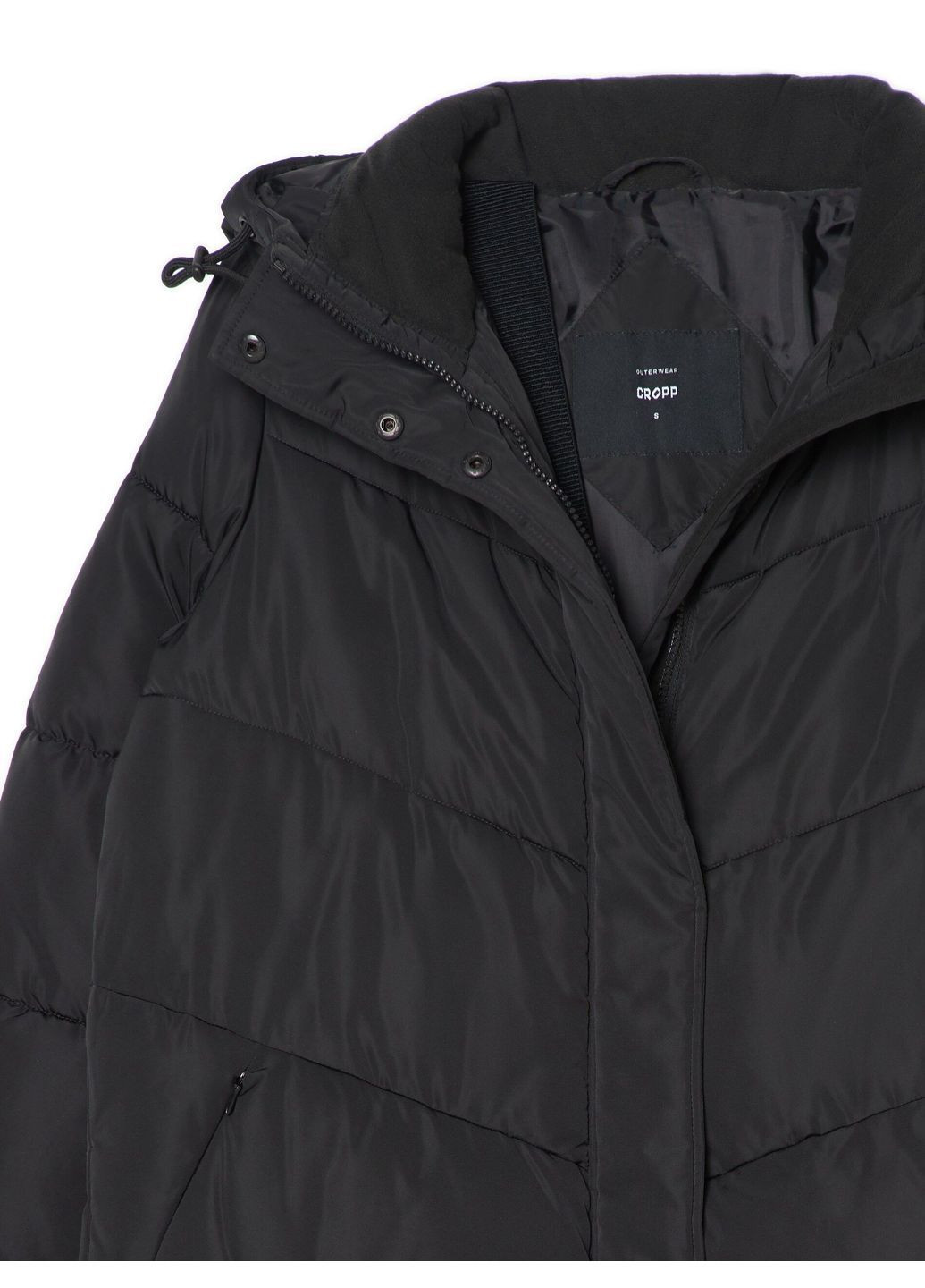 Чорна куртка зима,чорний, Cropp