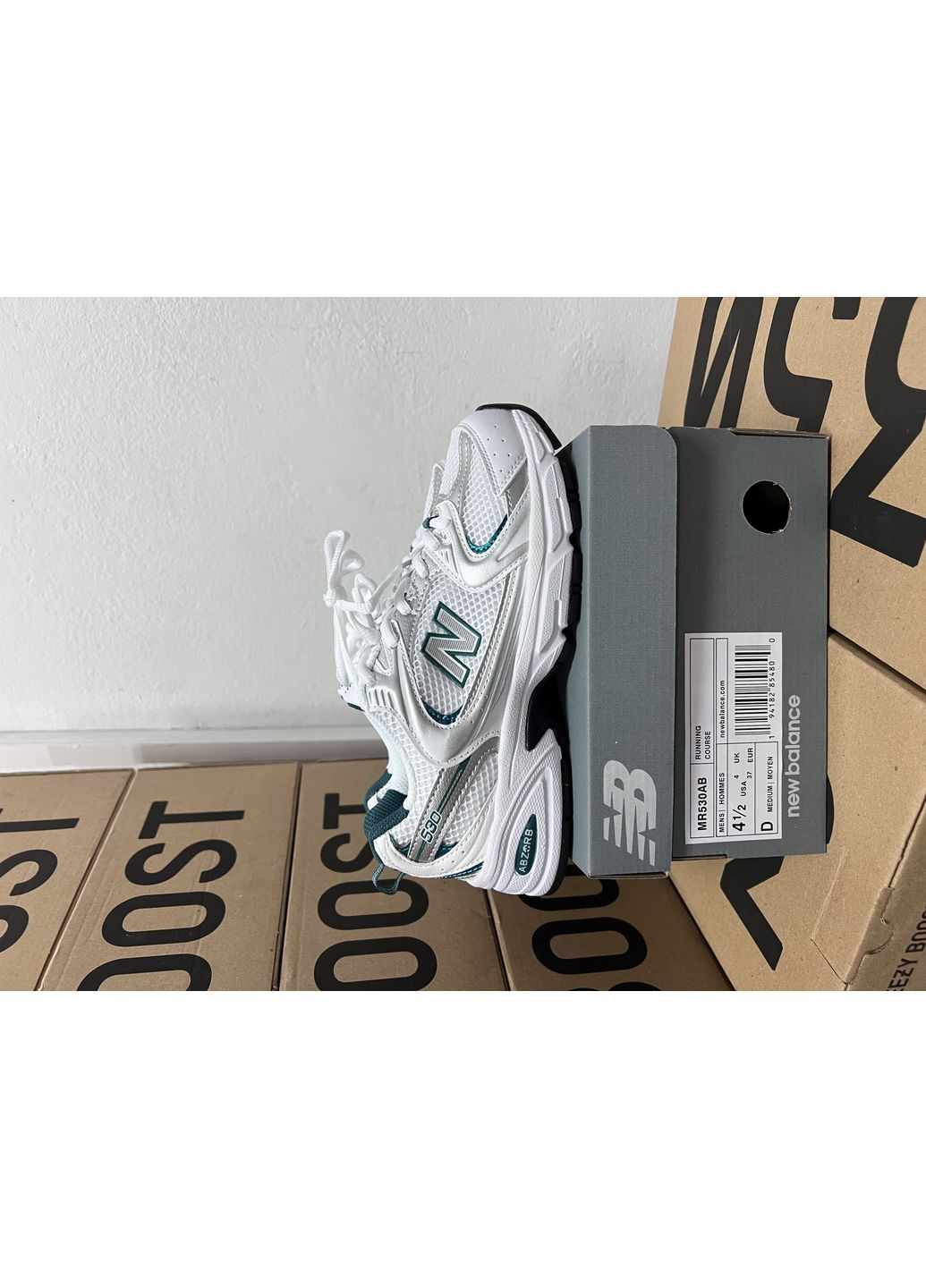 КРОССОВКИ ЖЕНСКИЕ NEW BALANCE 530 SILVER GREEN НЬЮ БЕЛАНС 530 No Brand серые демисезоны (368883935)