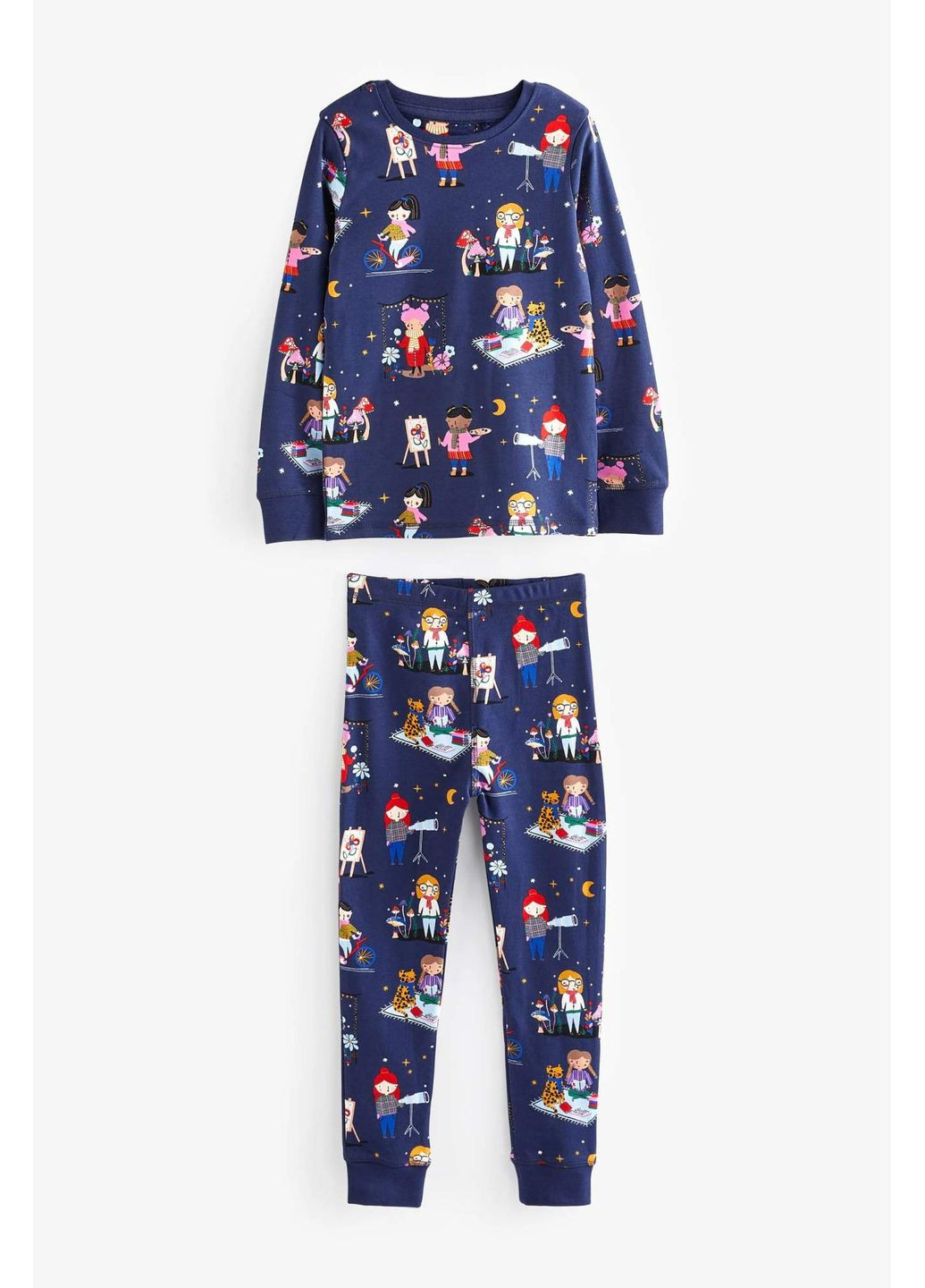 Темно-синя всесезон піжама multi girl Next Trend 5981~01