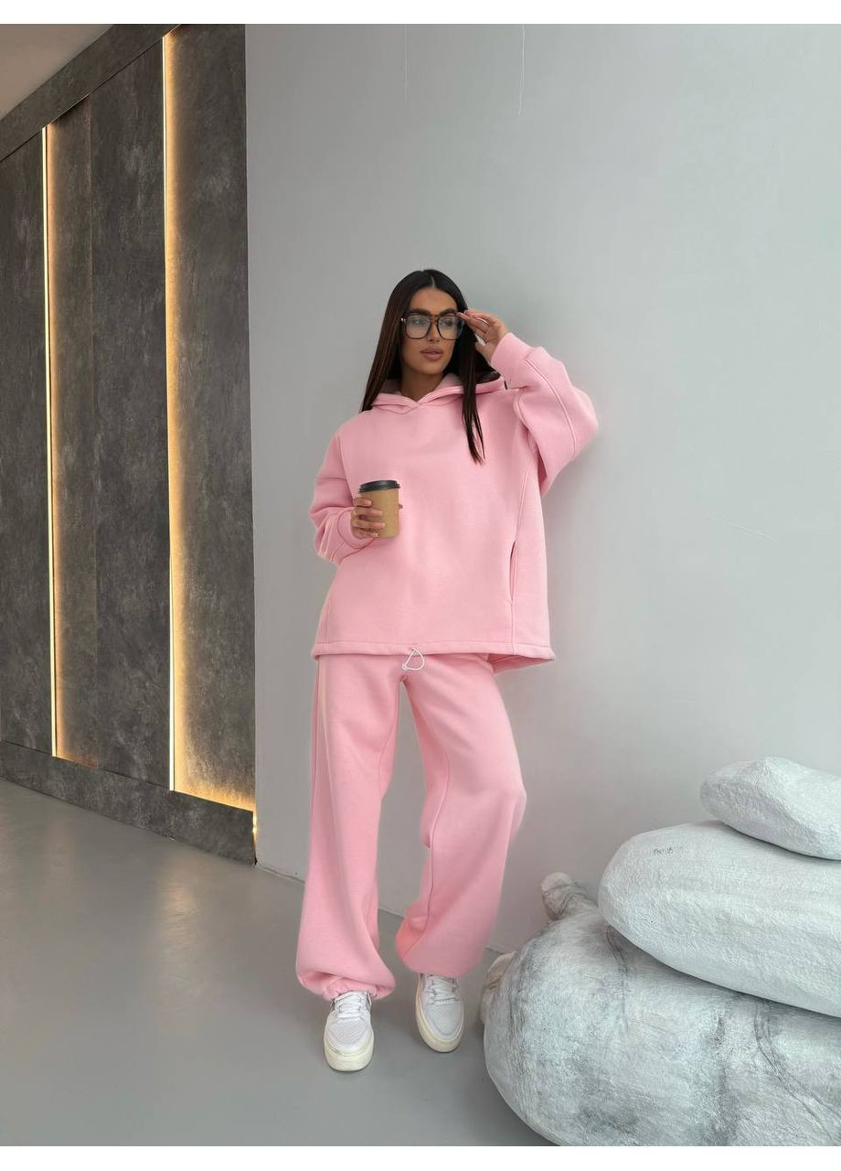 Жіноче худі оверсайз із турецької трьохнитки на флісі заміри в описі GD/GL Модний простір (369625073)