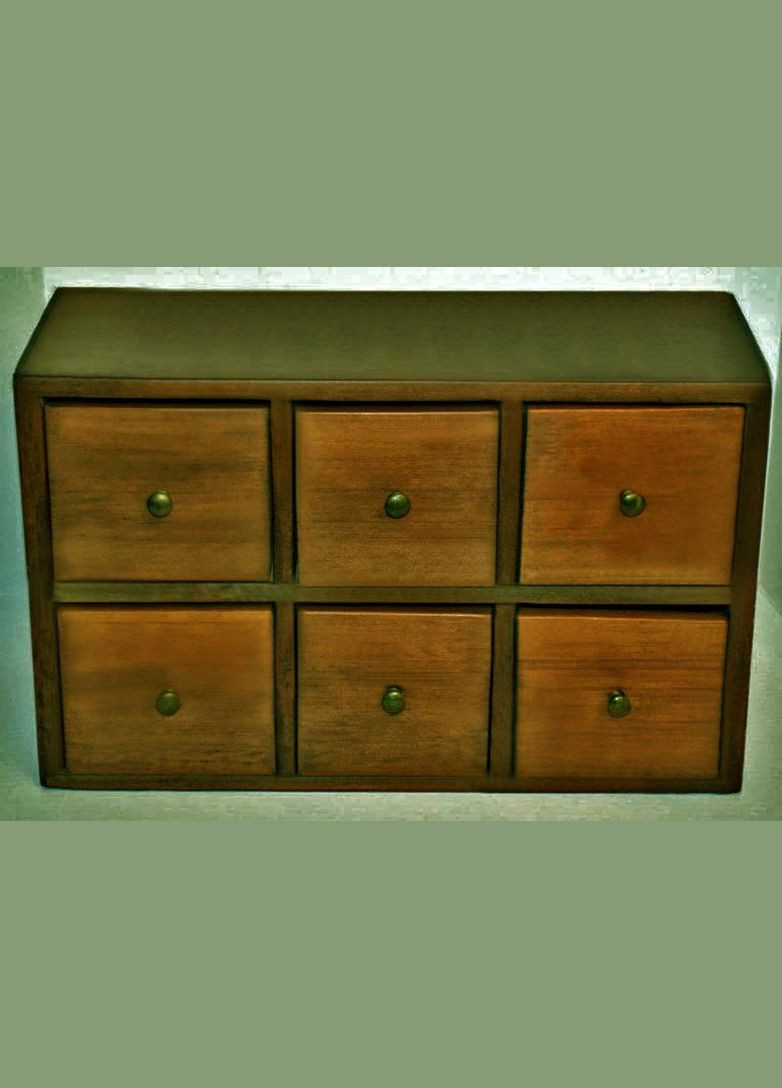 Мини-комод из дерева Раджан мускат (МНК-007307) No Brand (328227294)