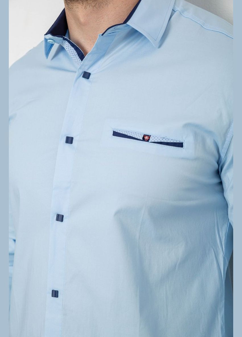 Голубой рубашка Ager
