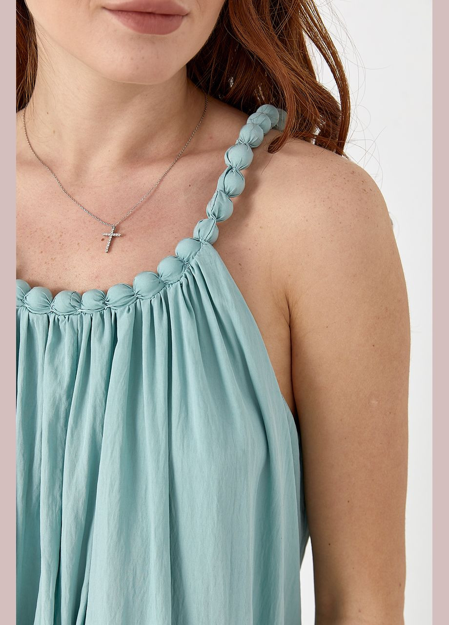 Сарафан на бретелях-бусах розкльошений Lurex (332199972)