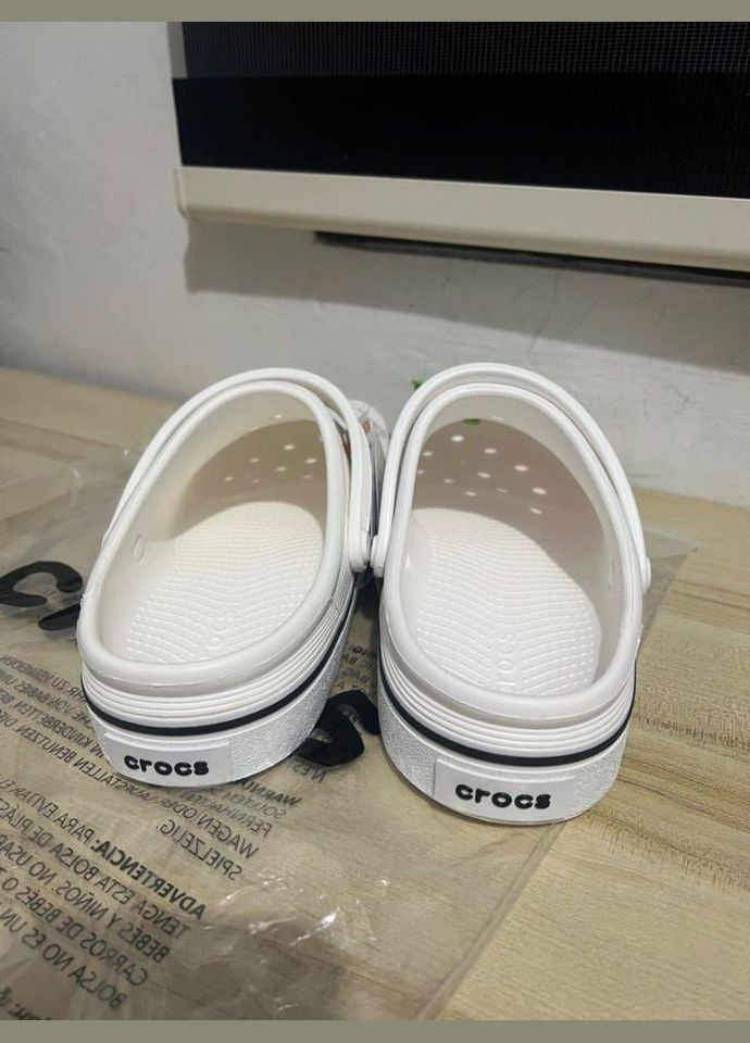 Белые clog off court крокс крокбэнд офф клог Crocs