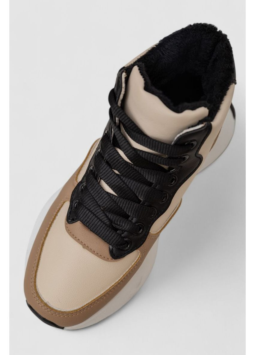 Кросівки жіночі зимові на хутрі Ager 248RXM19-93 бежеві демісезони (340403075)