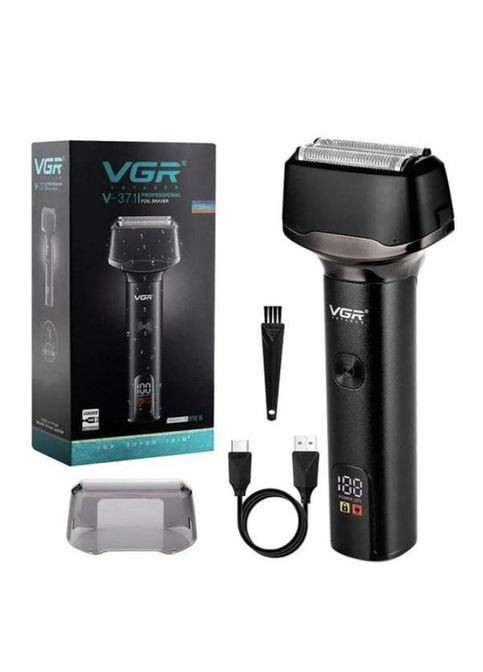 Електробритва чоловіча VGR V-371 для вологого та сухого гоління з висувним тримером, ступінь вологозахисту IPX5, No Brand (323486265)