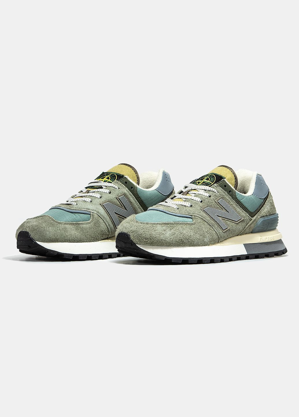 Оливковые (хаки) летние хаки летние (осенние) мужские кроссовки ✅ No Brand