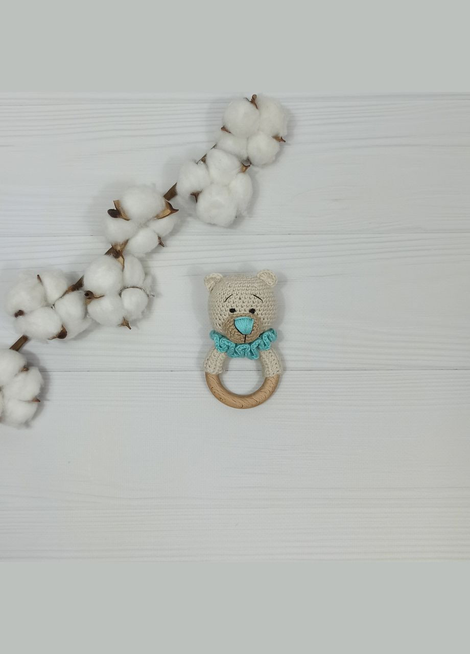 Комфортер Ведмедик, брязкальце і Еко гризунок Шурхітливі вушка з підвіскою a.l.babybox М'ятні козулі М'ятні No Brand (315487998)