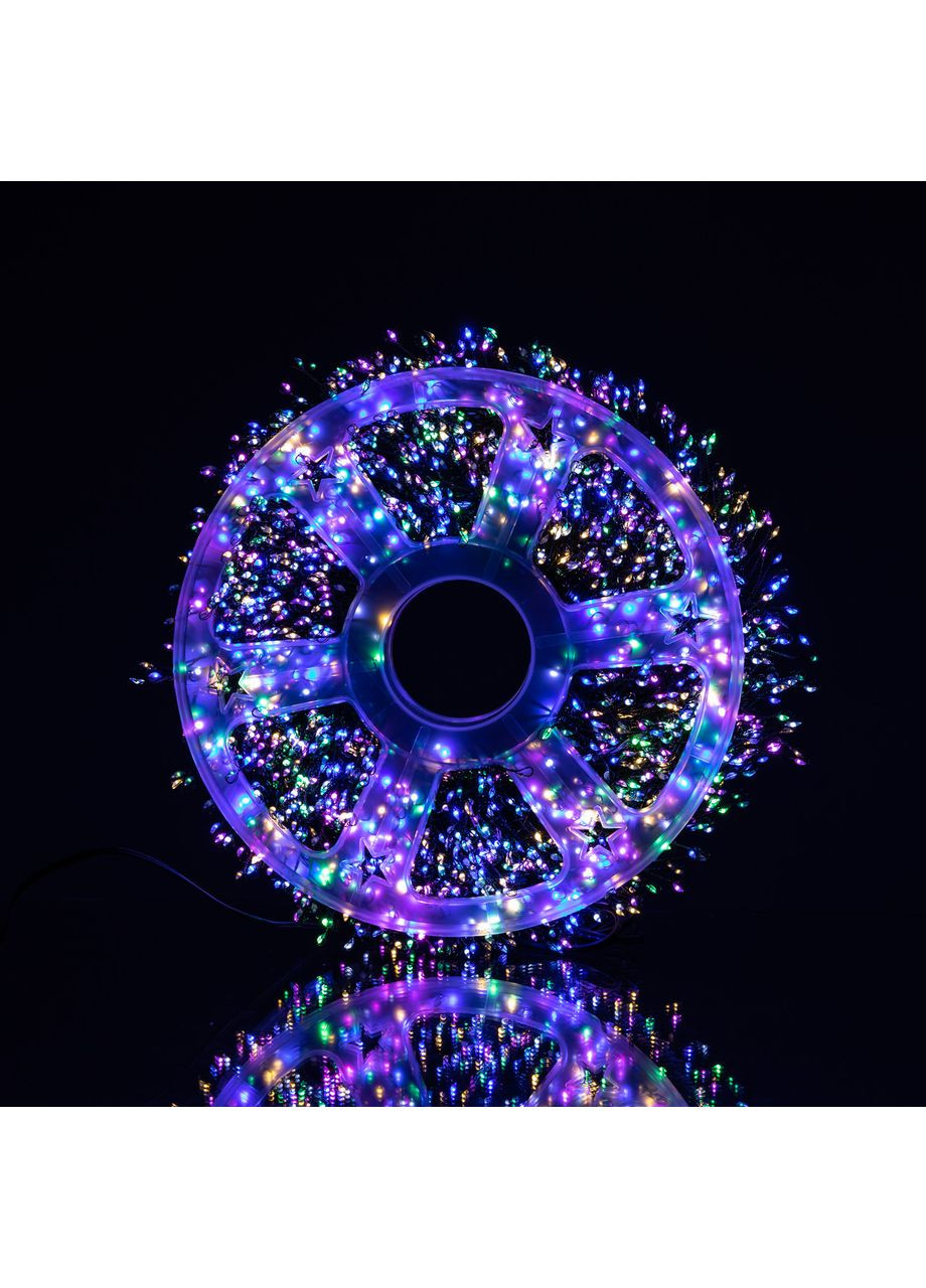 Новогодняя гирлянда Роса 100 м 3000 LED мультиколор для украшения помещений светодиодное оформление гирлянда для праздника Garlando (370432346)