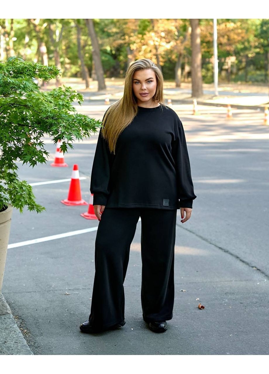 Теплий жіночий костюм із структурного трикотажу Nobilitas 25061 (365820255)