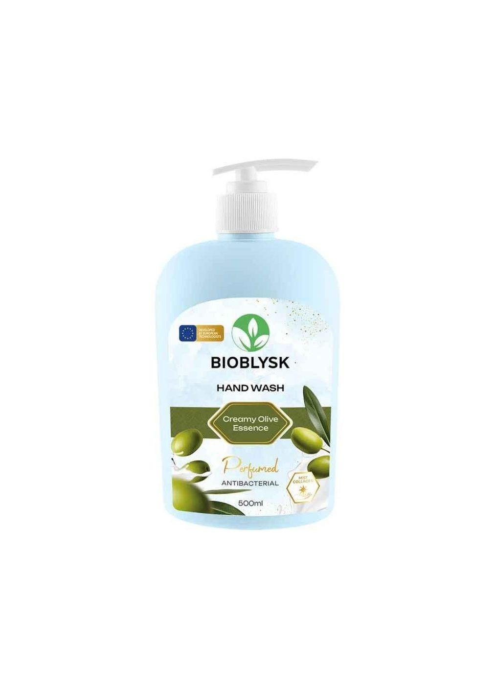Крем-мыло жидкое 500мл парфюмированное антибактериальное “Creamy Olive Essence” ТМ Bioblysk (358911550)